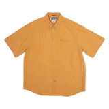 COLUMBIA Mens Plain Shirt Orange L