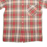 Mens Shirt Red Check L