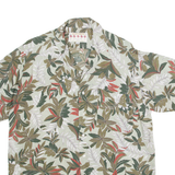 PALM SPRING Mens Shirt Green Floral M