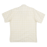 COLDOR Mens Shirt Yellow Striped M