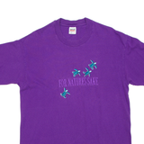 ANVIL For Nature's Sake Womens T-Shirt Purple L