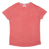 TOMMY JEANS Womens T-Shirt Red XL