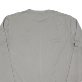 DICKIES Mens T-Shirt Grey Long Sleeve 2XL