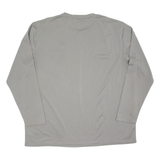 DICKIES Mens T-Shirt Grey Long Sleeve 2XL