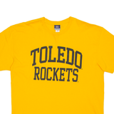MV SPORTS Toledo Rockets Mens T-Shirt Yellow USA XL