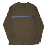 NAUTICA Mens T-Shirt Green Long Sleeve M