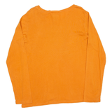 HARLEY DAVIDSON Womens T-Shirt Orange Long Sleeve XL