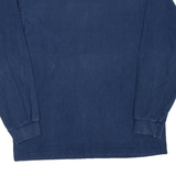 NIKE Mens T-Shirt Blue Long Sleeve M