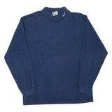 NIKE Mens T-Shirt Blue Long Sleeve M