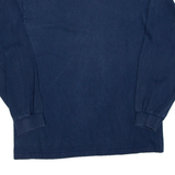 NIKE Mens T-Shirt Blue Long Sleeve M