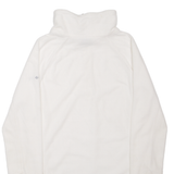 COLUMBIA Womens Fleece White 1/4 Zip S