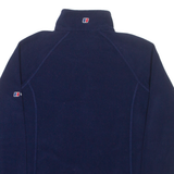 BERGHAUS Womens Fleece Blue 1/4 Zip UK 8