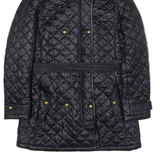 LAUREN RALPH LAUREN Womens Quilted Jacket Black Nylon Diamond XS