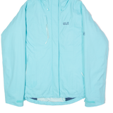 JACK WOLFSKIN Insulated Womens Jacket Blue Hooded L