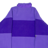MAMMUT Nordic Zenith Mens Fleece Jacket Purple Flannel 90s Colourblock S