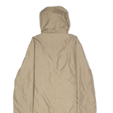 BOGNER Womens Parka Coat Beige Canvas Nylon UK 8