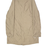 BOGNER Womens Parka Coat Beige Canvas Nylon UK 8
