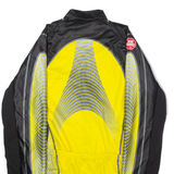 MYBIKE Cycling Mens Track Jacket Yellow Colourblock 3XL
