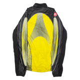 MYBIKE Cycling Mens Track Jacket Yellow Colourblock 3XL