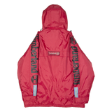 TIMBERLAND Performance Insulated Mens Parka Jacket Red Canvas Nylon 90s M