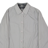 Womens Trench Jacket Grey 90s UK 16