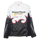 OWAYO Powerteam Swiss Cycling Mens Track Jacket White Crazy Pattern 2XL