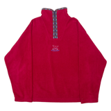 CORPORATE ZONE COOPERATIVE Observation Des Baleines Mens Pullover Jacket Red 90s L