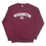 MV SPORT Washington D.C. Mens Sweatshirt Maroon USA S