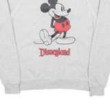 DISNEY Disneyland Mickey Mouse Womens Sweatshirt Grey S