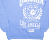 DISNEY Mickey Mouse Los Angeles Womens Sweatshirt Blue USA L