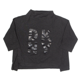 DKNY Womens Sweatshirt Grey High Neck XS