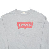 LEVI'S Mens Sweatshirt Grey L