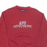 JANSPORT Azusa Pacific University Mens Sweatshirt Maroon USA S