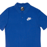 NIKE Mens Polo Shirt Blue S