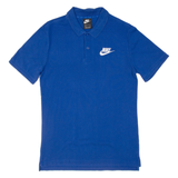 NIKE Mens Polo Shirt Blue S