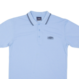 UMBRO Mens Polo Shirt Blue S