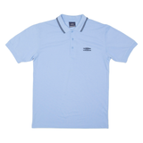 UMBRO Mens Polo Shirt Blue S