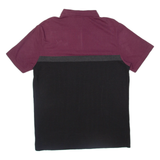 PUMA Mens Polo Shirt Black Colourblock L
