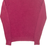 TOMMY HILFIGER Womens Jumper Pink Tight Knit M