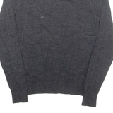 TOMMY HILFIGER Mens Jumper Grey Tight Knit S