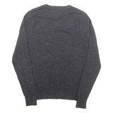 TOMMY HILFIGER Mens Jumper Grey Tight Knit S