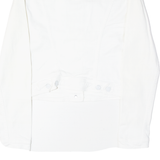 JUST CAVALLI Womens Denim Jacket White 90s M