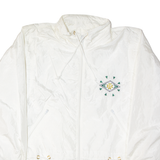 BENGER Womens Rain Jacket White 90s M