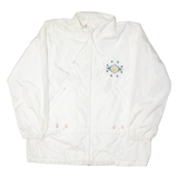 BENGER Womens Rain Jacket White 90s M