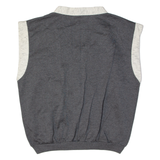 Mens Waistcoat Grey 90s XL