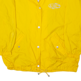 COSMOS Womens Rain Jacket Yellow 90s Hooded M