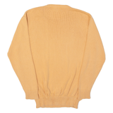 PETER POLO Mens Jumper Orange Tight Knit M