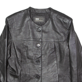 AVIATRIX Womens Jacket Black Leather L