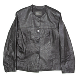 AVIATRIX Womens Jacket Black Leather L