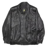 PALAIS DU SUD EL WIFAK Mens Jacket Black Leather 90s L
